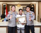 Kapolda Riau Jamu Pemenang Pertama Lomba Film ‘Sogok’ Sampaikan Rasa Bangga Raihan Prestasi.