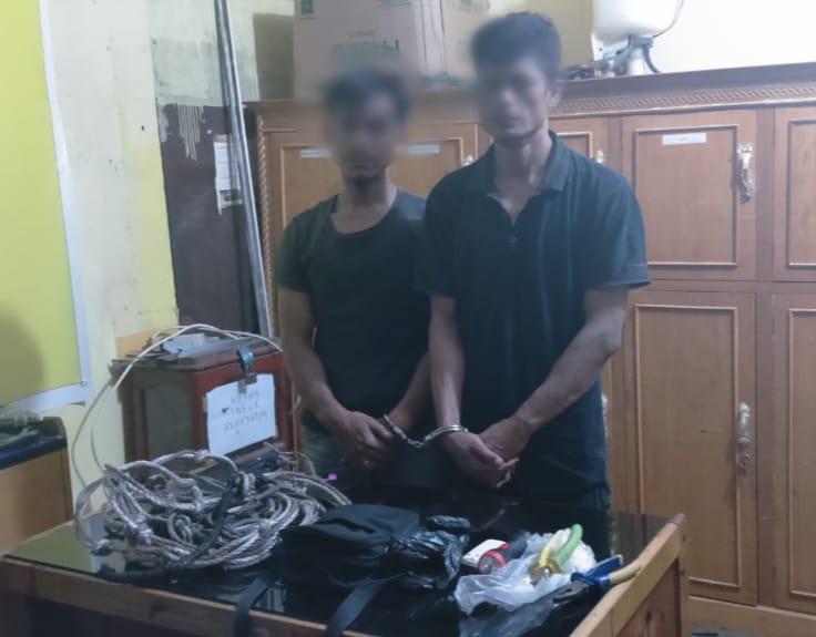 Permalink ke Sedang Beraksi 2 Pelaku Pencurian Sarang Walet Ditangkap Polsek Bangkinang Barat
