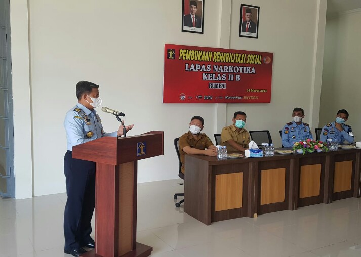 Permalink ke Kadivpas Kemenkumham Riau Buka Program Rehabilitasi Sosial Bagi Pecandu Narkoba Di Lembaga Pemasyarakatan Narkotika Kelas IIB Rumbai