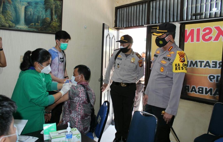 Permalink ke Kapolresta Pekanbaru Kunjungi Pelaksanaan Vaksinasi Covid-19 Gratis Untuk Lansia Di Polsek Kota Pekanbaru