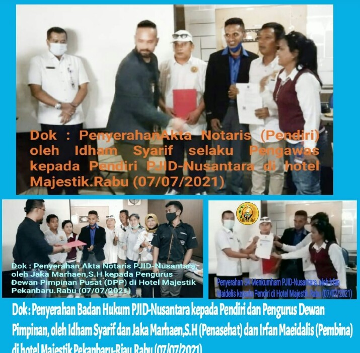Permalink ke Resmi Berbadan Hukum, DPP PJID-Nusantara Terbitkan Enam SK Mandat Dewan Pimpinan Wilayah Provinsi di IIndonesia
