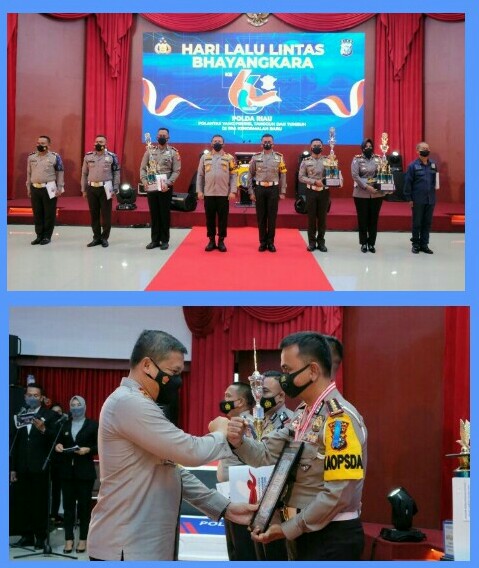 Permalink ke Peringati Hari Lalulintas Ke 66, Kapolda Riau Berikan Penghargaan Personel Berprestasi.