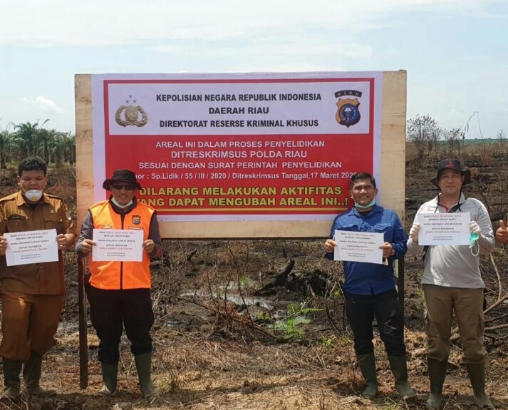Permalink ke Berkas Lengkap, Polda Riau Akan Serahkan Tersangka dan Barang Bukti Kasus Karhutla PT BMI