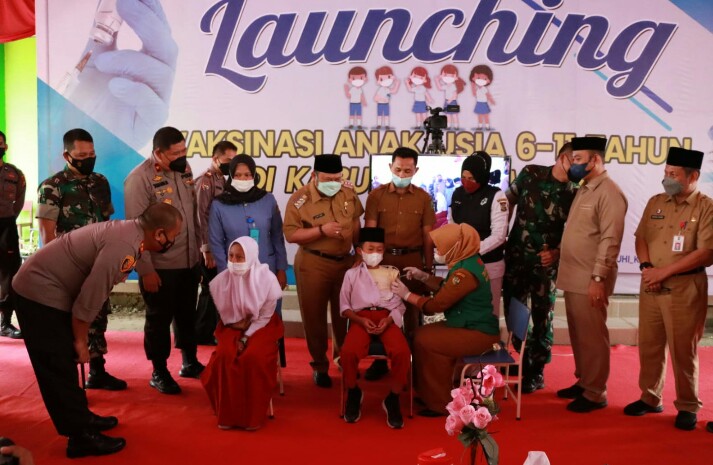 Permalink ke Waka Polda Riau Launching Vaksinasi Anak Usia 6-11 Tahun di Kabupaten Kampar Hari ini