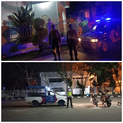 Permalink ke Antisipasi kejahatan malam hari, Polsek Sukajadi Polresta Pekanbaru lanksanakan kegiatan Blue Light Patrol.