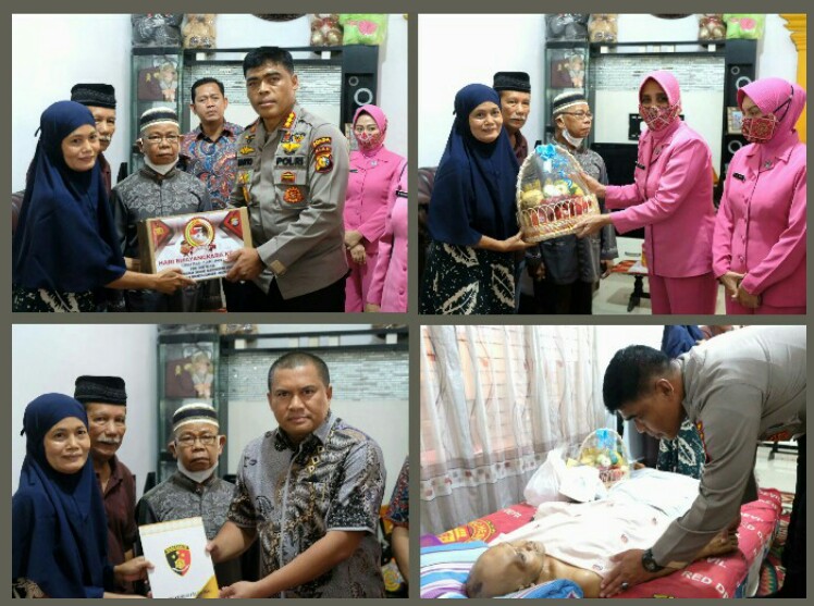 Permalink ke Sempena Hari Bhayangkara ke 76, Tim Anjang Sana Polda Riau Kunjungi Keluarga Jurnalis Mitra.