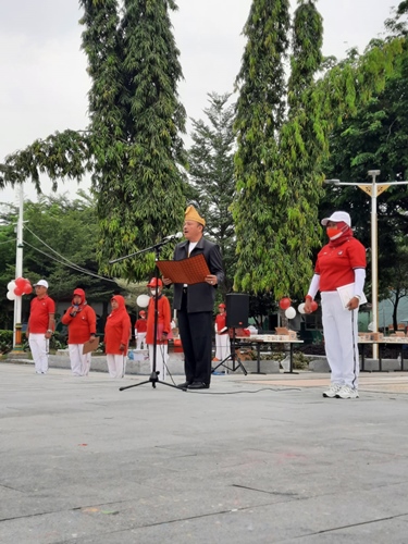 Permalink ke Peringati HUT  RI Ke 77 Tahun,DPD PORPI Provinsi Riau Gelar Upacara