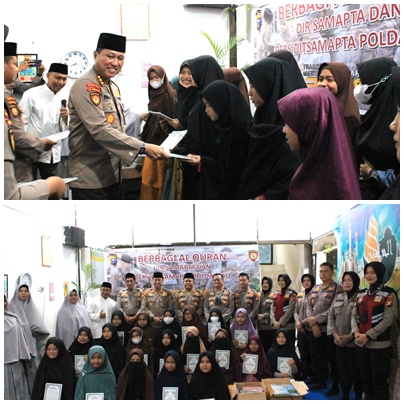 Permalink ke Polisi Di Riau Bagikan Ratusan Al Quran, buku Yasin dan Tajwid Ke Pelosok Daerah Melalui Yayasan Al Haramain