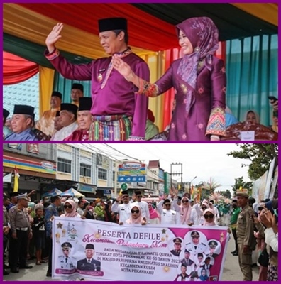 Permalink ke Pj Walikota Muflihun,Lepas Pawai Taaruf MTQ Ke 55 Tingkat Kota Pekanbaru