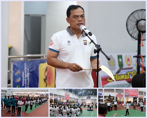 Permalink ke Brigjen Rahmadi Buka Secara Resmi Turnamen Sepak Takraw Kapolda Riau Cup 2023