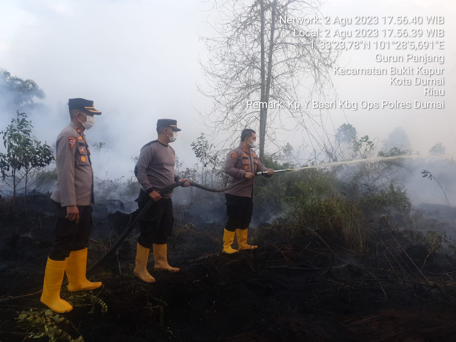 Permalink ke Polres Dumai Pimpin Upaya Kebakaran Hutan dan Lahan( Karhutla)
