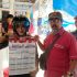 TIM Relawan Nomor Urut 1 USSALI Turun ke Pasar dan Bagi-Bagikan Kalender
