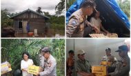 Permalink ke Prihatin Dengan Warga Yang Terkena Banjir, Kasat Binmas Polres Siak Datang Berikan Bantuan
