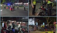 Permalink ke 10 Unit Sepeda Motor Diamankan Polisi, Saat Razia Balap Liar dan Knalpot Brong.