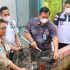 Kunjungan Perdana Kepala Devisi Pemasyarakatan Kanwil Kemenkumham Riau  Di Rutan Dumai,Panen Ikan Lele Bersama Dinas Perikanan Kota Dumai 