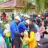 Doorprize Menarik, PJ Bupati Kampar Lepas Ribuan Peserta Gerak Jalan Santai Hut PGRI Ke-77