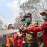 Kebakaran Hutan dan Lahan ( Karhutlah) di Jalan Parit Purba RT 009 Kelurahan Pelintung