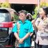 Satlantas Berikan Edukasi Keselamatan Kepada Sopir Bus Yang Membawa Rombongan SMP Santa Maria Pekanbaru