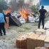 Pemusnahan Bersama Barang Barang Milik Negara di Bea Cukai Dumai