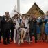 Band Radja Goyang Pengunjung HUT Bhayangkara Ke-78 Polda Riau