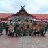 Hari Bhayangkara Ke-78 Forkopimcam Bukit Raya Berikan Nasi Tumpeng Dan Kue Ultah Ke Polsek Bukit Raya.