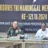 Rakornis TMMD ke-121 TA 2024 di Makorem 031/WB Melalui Vicon.
