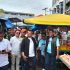 Kunjungi Pasar Sago, Bacalon Walikota Pekanbaru,Muflihun,  Disambut Hangat Warga Dan Pedagang