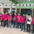 Karyawan J&T Kecamatan Ukui Jadi Sasaran Personil sat lantas Polres Pelalawan Sampaikan Cooling System Pilkada Serentak 2024.