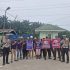 Pekerja Pabrik Jadi Sasaran Personil Satlantas Polres Pelalawan Edukasi Untuk ikut Sukseskan Pilkada Damai.