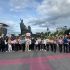 Dirlantas Polda Riau Sambangi Pengunjung Car Free Day Sampaikan Pesan Edukasi Kamtibmas & Kamseltibcarlantas