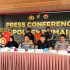 Polres Dumai Menggelar Press Release Pengungkapan Kasus Tindak Pidana