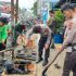 Polres Inhil terjunkan Personel untuk Gotong Royong dalam Rangka Hari Juang TNI AD 2025