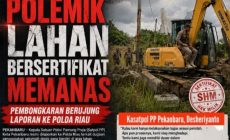 Permalink ke Pemilik SHM Laporkan Kasatpol PP Pekanbaru ke Polda Riau, Kepastian Hukum Aset dan Hak Warga Dipertanyakan
