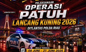 Permalink ke Operasi Patuh Lancang Kuning 2026 Digelar Serentak di Riau, Fokus pada 10 Sasaran Prioritas Pelanggaran Lalu Lintas