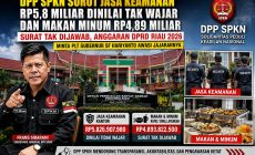 Permalink ke DPP SPKN Sorot Jasa Keamanan Rp 5,8 Miliar, Dinilai Tak Wajar Dan Makan Minum Rp 4,89 Miliar