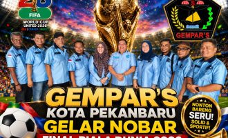Permalink ke GEMPAR’S Kota Pekanbaru Gelar NOBAR Final Piala Dunia 2026