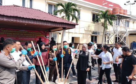 Permalink ke Polres Dumai Musnahkan 30,80 Kilogram Sabu Jaringan Internasional, Selamatkan Lebih dari 155 Ribu Jiwa
