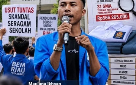 Permalink ke Koordinator Daerah BEM se-Riau Kota Pekanbaru Desak Pengadaan Seragam Sekolah Diusut Tuntas, Minta Kepsek Terbukti Bersalah Dinonaktifkan
