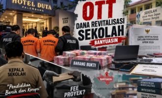 Permalink ke OTT Dana Revitalisasi Sekolah di Banyuasin, Dua Staf Disdik Jadi Tersangka