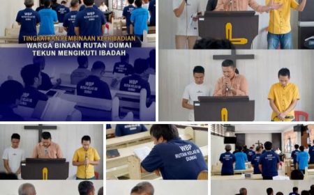 Permalink ke Tingkatkan Pembinaan Kepribadian, Warga Binaan Rutan Dumai Tekun Mengikuti Ibadah