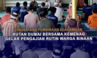 Permalink ke Perkuat Pembinaan Keagamaan, Rutan Dumai Bersama Kemenag Gelar Pengajian Rutin Warga Binaan