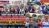 Permalink ke Kabut Asap Belum Hilang, PWMOI Riau dan Polsek Binawidya Bagikan 1.000 Masker