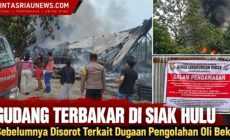 Permalink ke Gudang yang Disegel DLHK Kampar Terbakar, Warga Mengaku Dengar Suara Dentuman