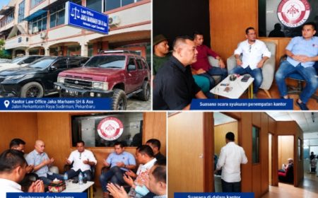 Permalink ke Penuh Keakraban, Jaka Marhaen Gelar Syukuran Penempatan Kantor Law Office di Jalan Sudirman Pekanbaru