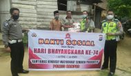 Permalink ke 20 KK Warga Desa Pulau Gadang, Terima Bansos Dari Polres Kampar Jelang Hari Bhayangkara ke-74