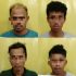 4 Tersangka Digulung Resnarkoba Polres Kampar dengan Barang Bukti 41,62 Gram Shabu