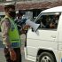 Satlantas Polres Kampar Kembali Lakukan Sosialisasi Protkes dan Bagi Masker di Pasar Kuok