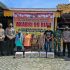 Kapolresta Pekanbaru Hadiri Vaksinasi Massal Dan Pembagian Paket Sembako Yang Diadakan Di Mako Polsek Lima Puluh