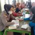 Ratusan Santri Ikuti Vaksinasi yang Digelar Polres Kampar di Ponpes Nurul Iman Desa Sumber Makmur