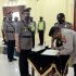 Kapolres Kampar Pimpin Upacara Sertijab Kasat Lantas dan Kapolsek Perhentian Raja
